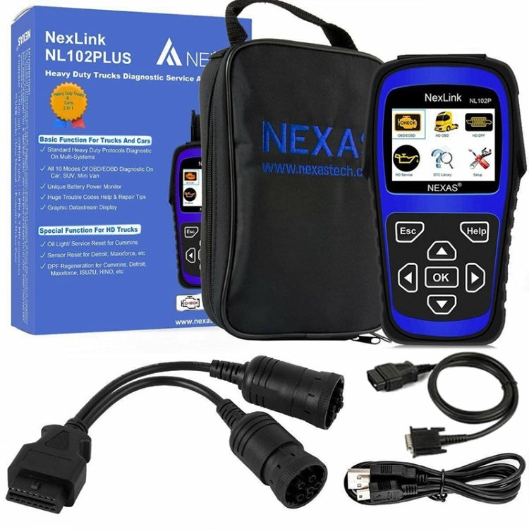 NexLink NL102P Diesel Mechanical Heavy Truck Car 2 In 1 Car Scanner OBD2 Detection, NexLink NL102P NexLink NL102P Diesel Mechanical Heavy Truck Car 2 In 1 Car Scanner OBD2 Detection, NexLink NL102P